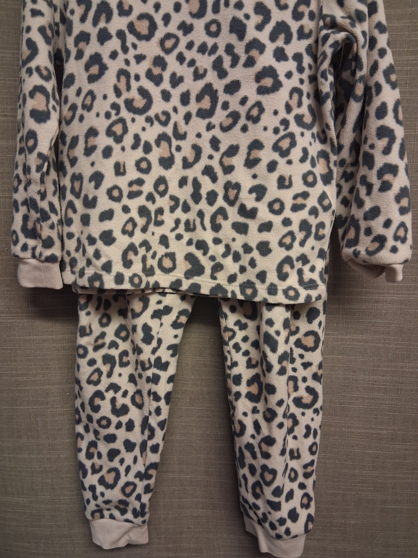 Marks and Spencer Girls Animal Print Fleece 2 Piece PJs Pyjamas Set Age 4-5 Years