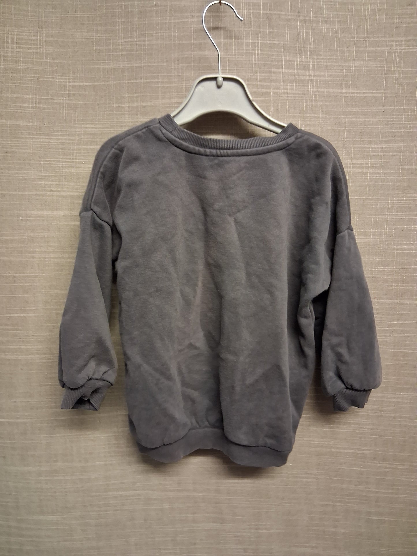 George Girls Halloween 'Hey Boo' Sweater Grey Age 2-3 Years