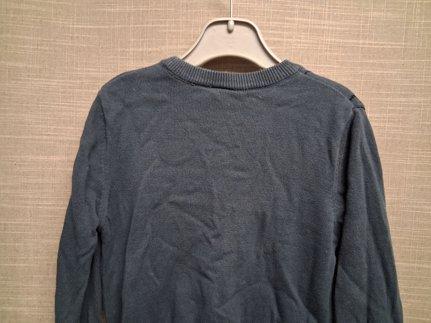 Marvel Nutmeg Boys SpiderMan Sweater Knitted Grey Long Sleeve Age 5-6 Years