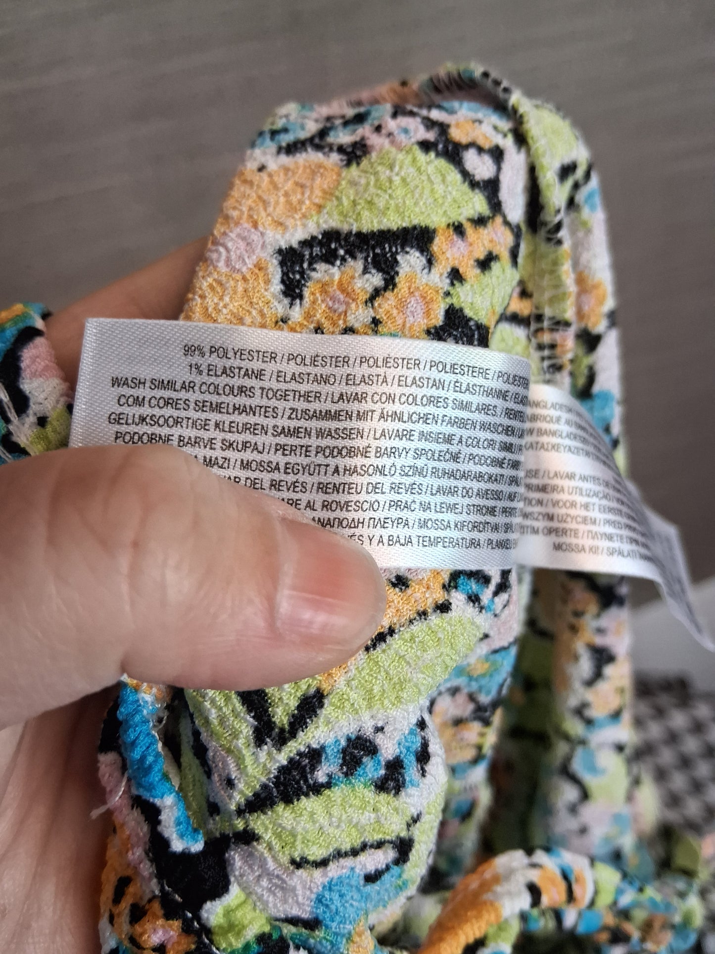 Primark Girls Multicolour Floral Jumpsuit Age 10-11 Years