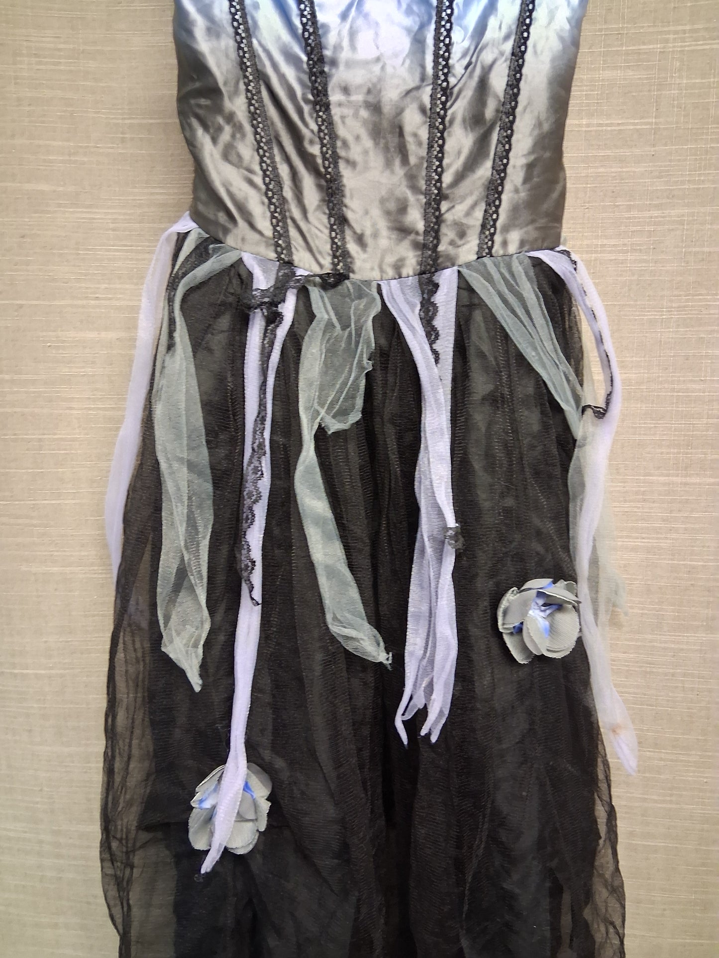 George Girls Halloween Princess Dress Age 9-10 Years with Halo