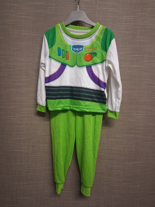 Character World Buzz Lightyear Pyjamas PJs 2 Piece Set Age 2-3 Years