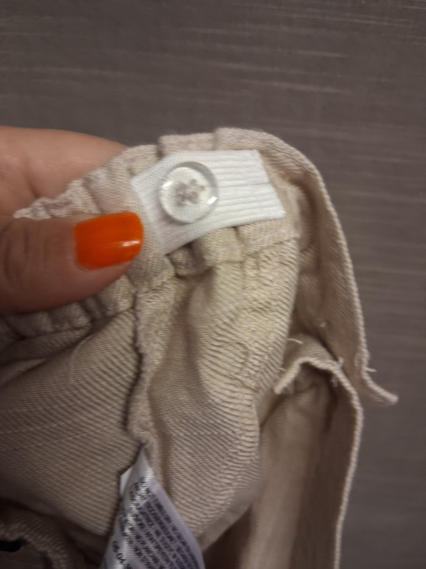Primark Boys Beige Linen Shorts with Braces Age 18-24 Months