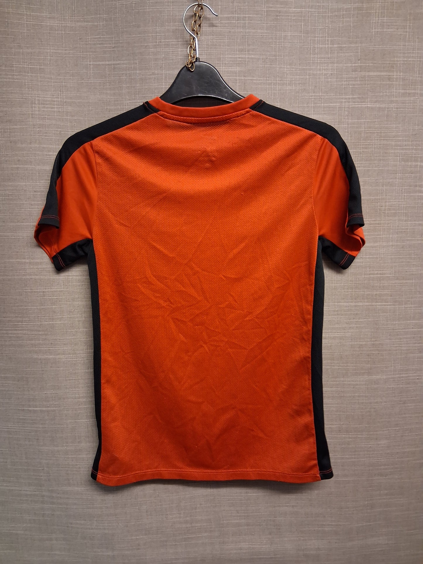 Nike Boys Red Black Short Sleeve  T-Shirt Age 11-12 Years