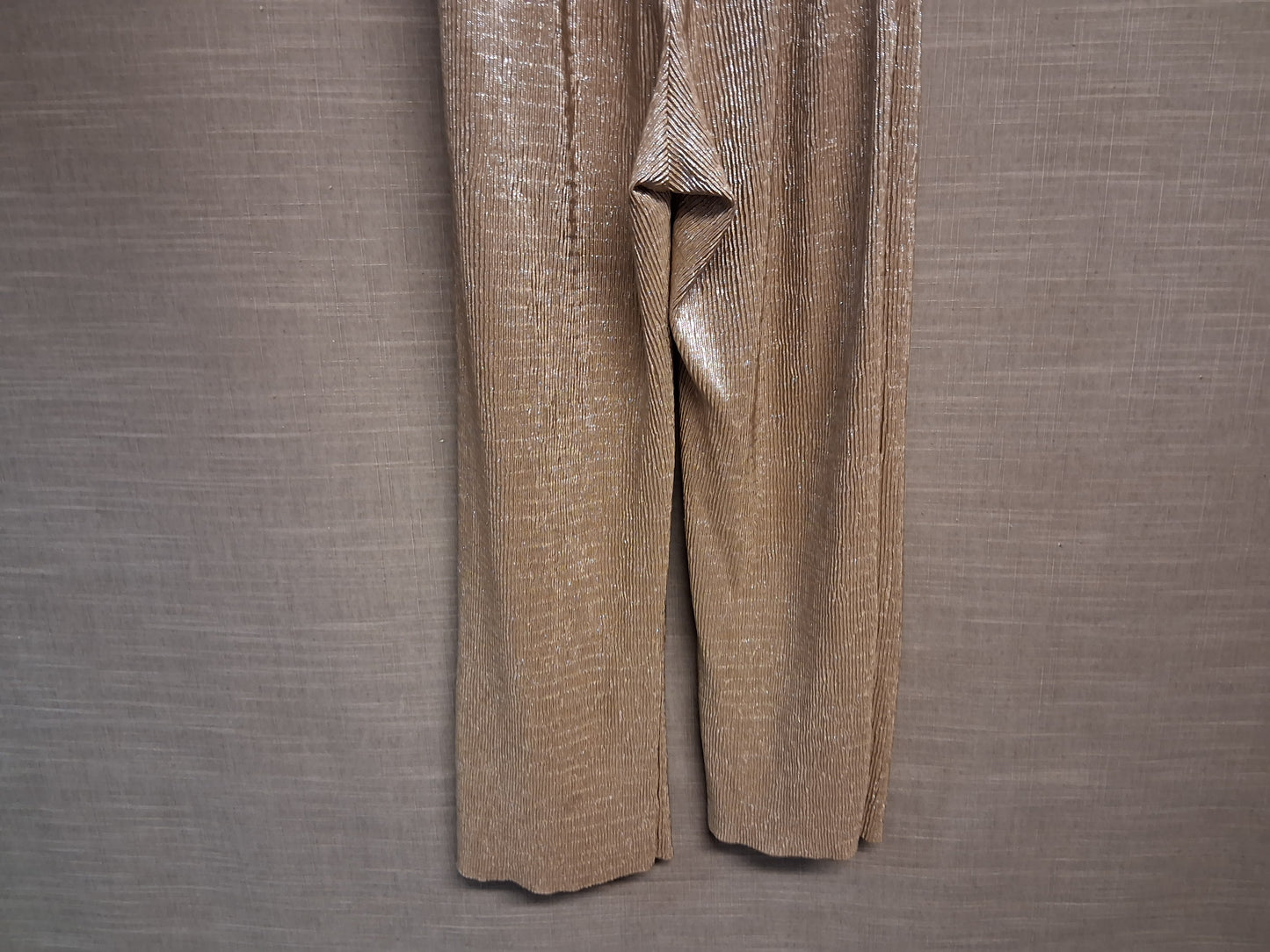 H&M Gold Sparkly Jumpsuit Cap Sleeve Age 8-9 Years
