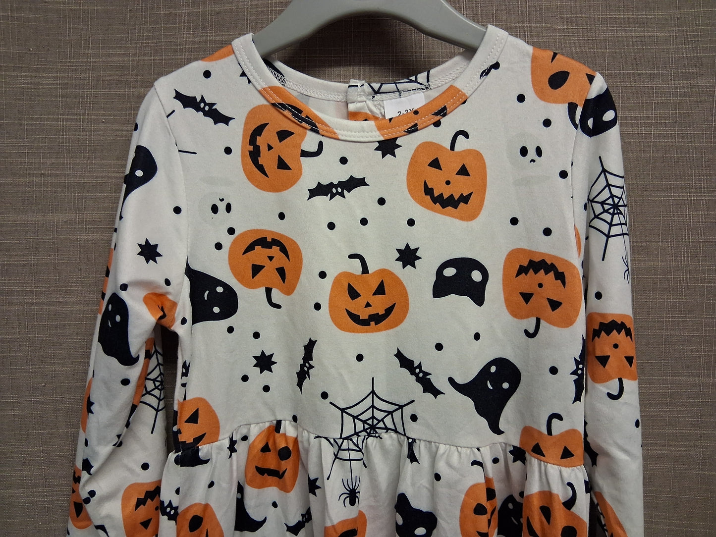 Shein Girls Halloween A Line Long Sleeve Dress Age 2-3 Years