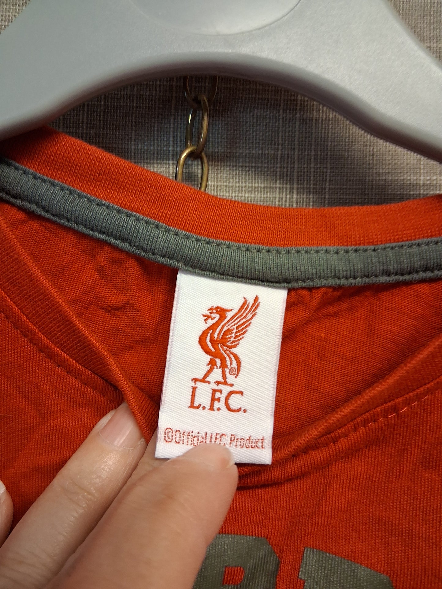 Liverpool Football Club Red Jersey Short Sleeve T-Shirt Age 6-7 Years