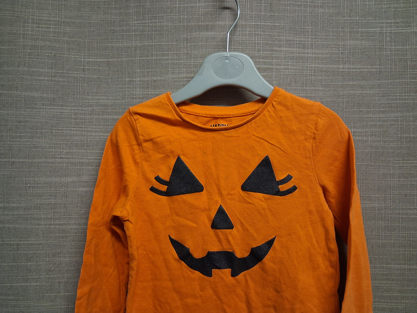 F&F Halloween Theme Orange Long Sleeve T-Shirt Age 18-24 Months