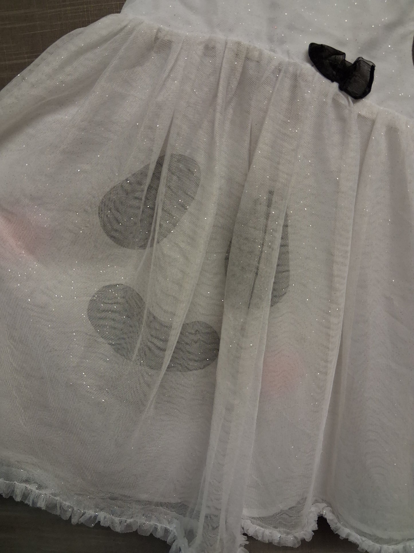 H&M Girls Halloween Ghost Theme Dress Age 5-6 Years