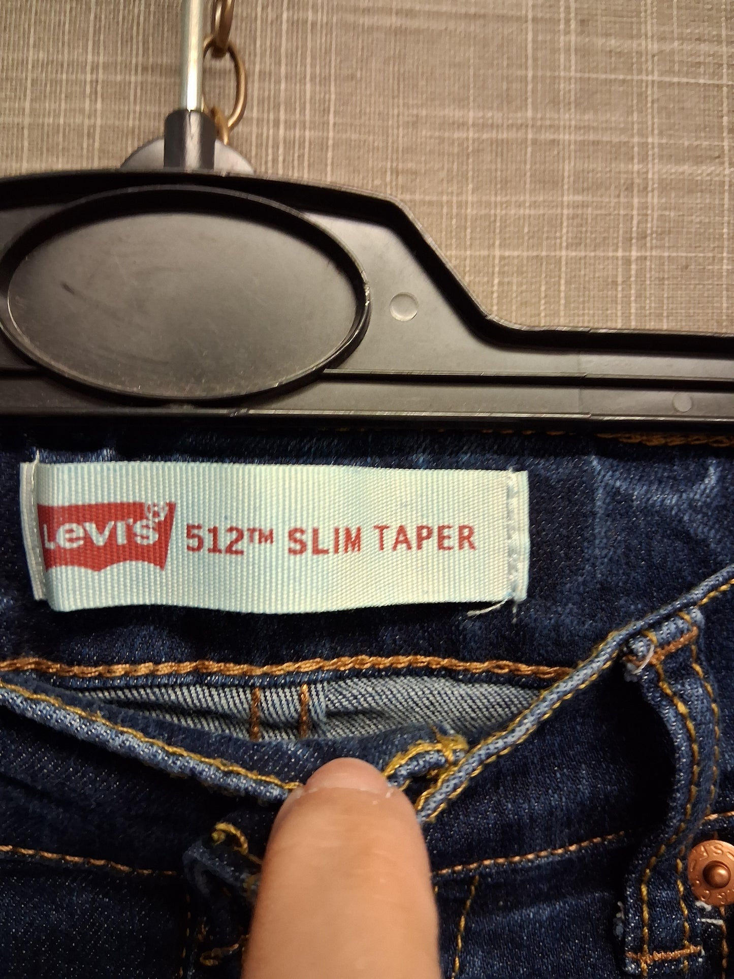 Levis 512 Slim Taper Leg Boys Denim Jeans Blue Age 12 Years
