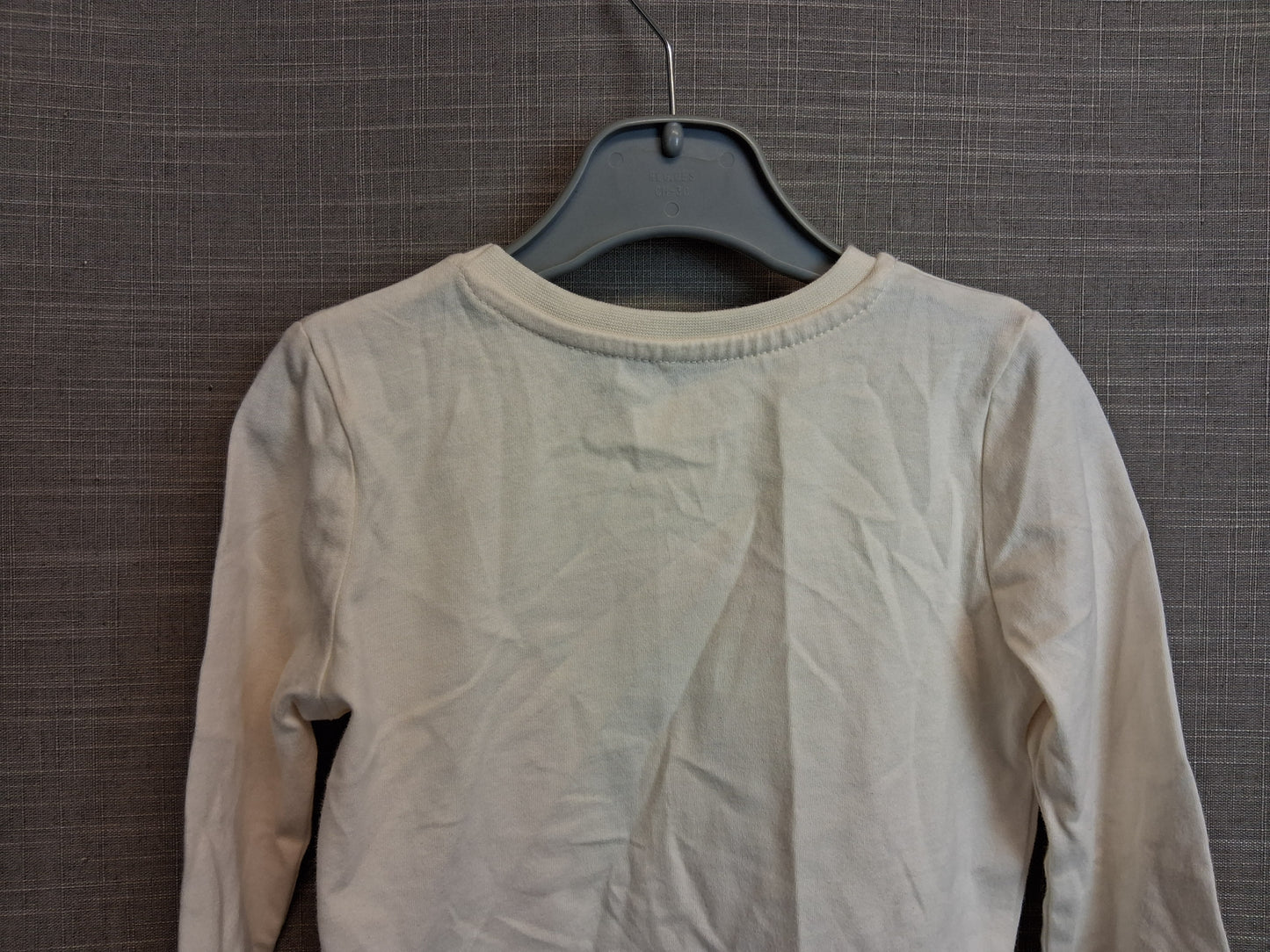 George Girls Long Sleeve T-Shirt Cream Rainbow T-Shirt Age 2-3 Years New