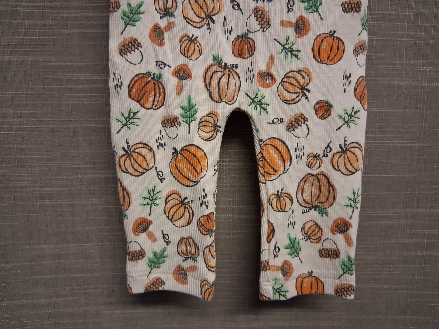 Matalan Girls Pumpkin Halloween Theme Leggings Age 0-3 Months