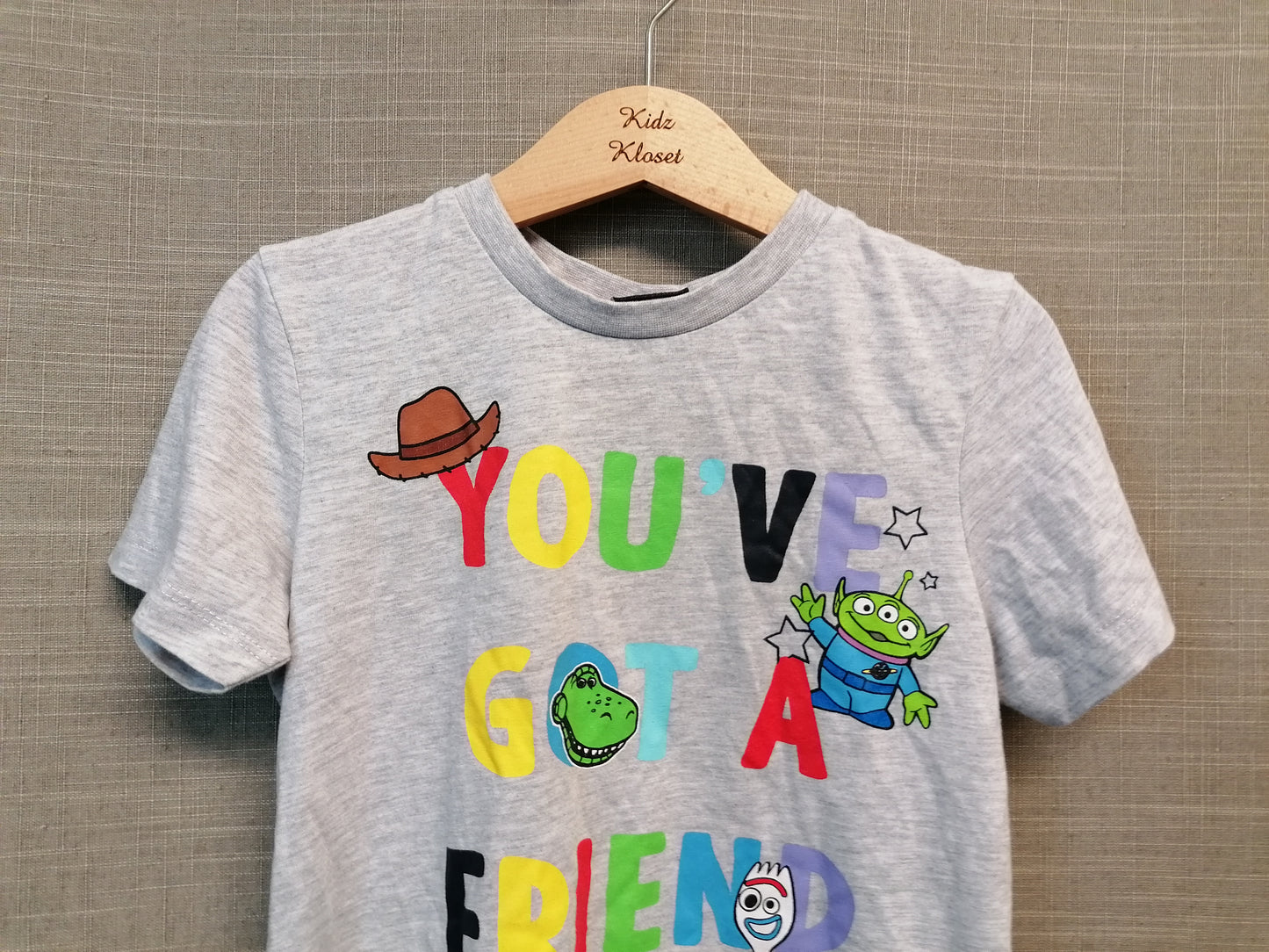 George Disney Toy Story T-Shirt Grey Age 4-5 Years